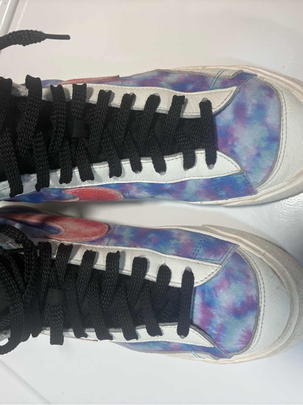 Nike Blazer Mid 77 Vintage Tie Dye Blue Purple high top - Picture 3 of 7